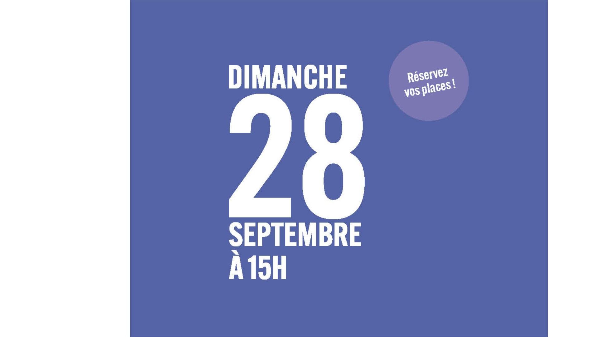 Premier rendez-vous familial de la saison ! 