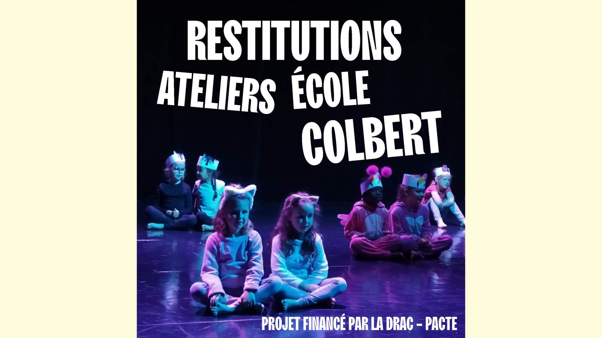 Semaine au théâtre pour l'école Colbert 
